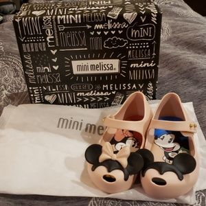 Mini Melissa Minnie/Mickey shoes